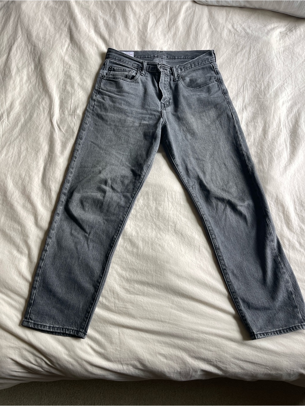 Men Gap Gapflex Relaxed Taper jeans 30x30 stretch grey wash